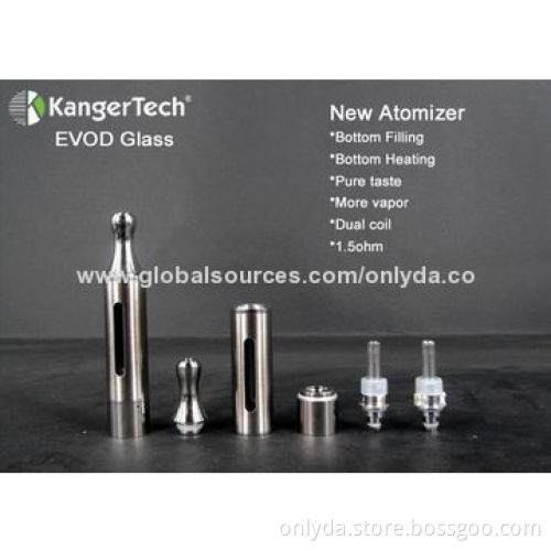 Kanger EVOD Glass Atomizers with Huge Vapor, No Leakage